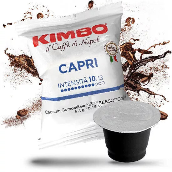 KIMBO Capri Compatibles Nespresso® – Boîte de 100 Capsules