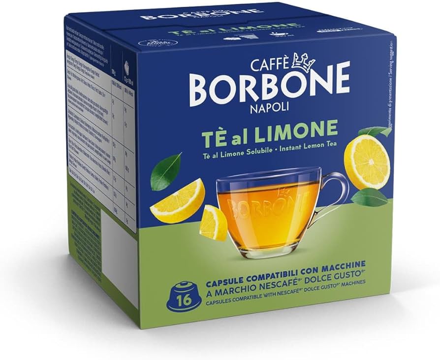 Borbone Tè al Limone – 16 Capsules (Dolce Gusto® Compatibles)
