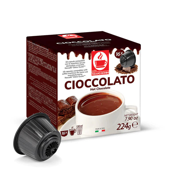 Bonini CIOCCOLATO - Compatible Dolce Gusto (16 capsules)