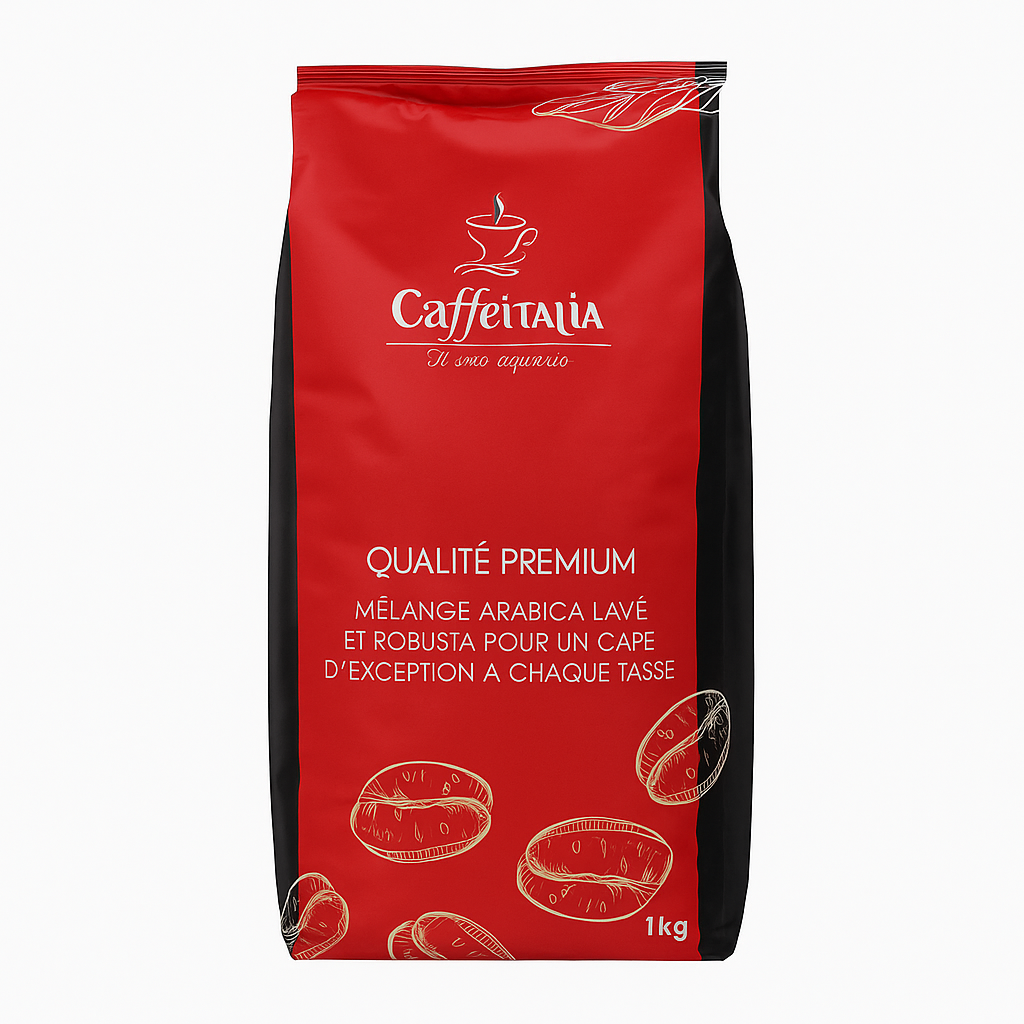 Caffeitalia Qualité Premium 1KG en Grain