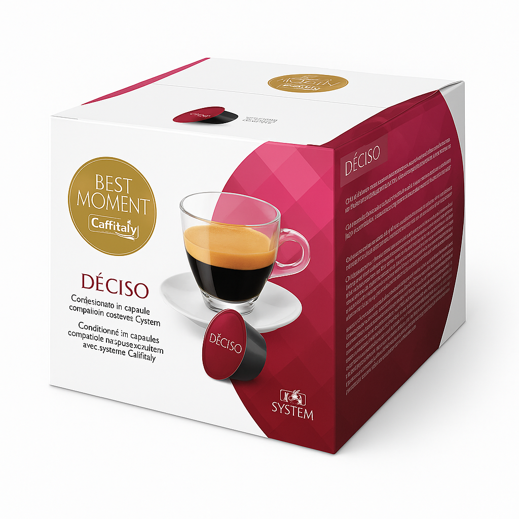 Caffitaly Deciso – 16 Capsules Compatibles Dolce Gusto®