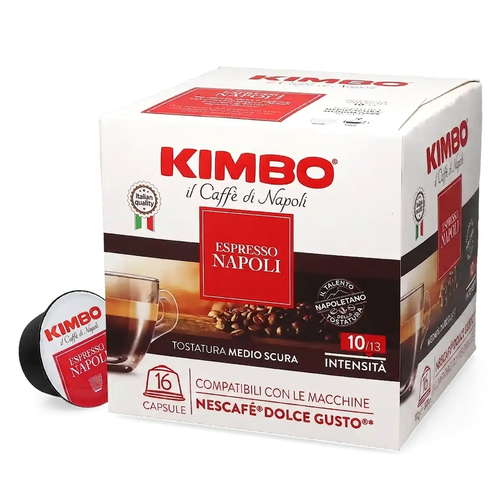 KIMBO Napoli Dolce Gusto® – Boîte de 16 Capsules
