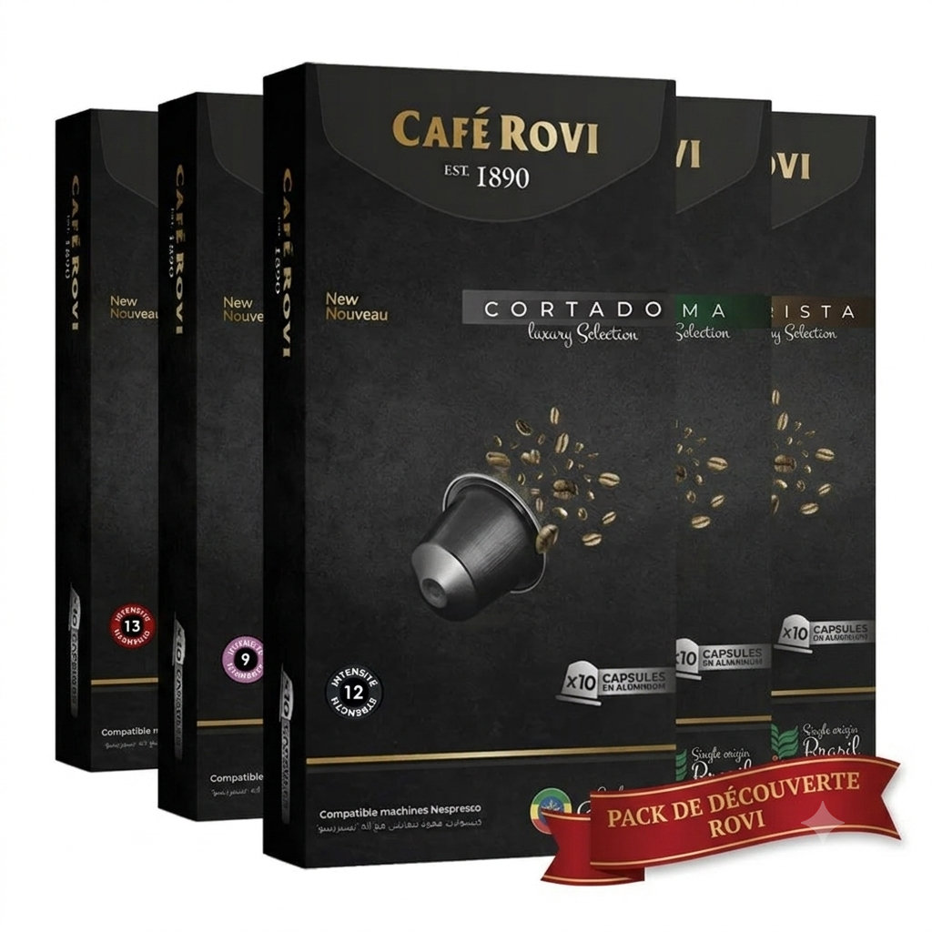 Pack 50 Capsules ROVI Compatibles Nespresso