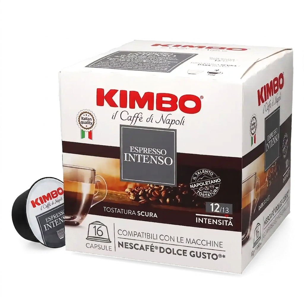 KIMBO Intenso Dolce Gusto® – Boîte de 16 Capsules