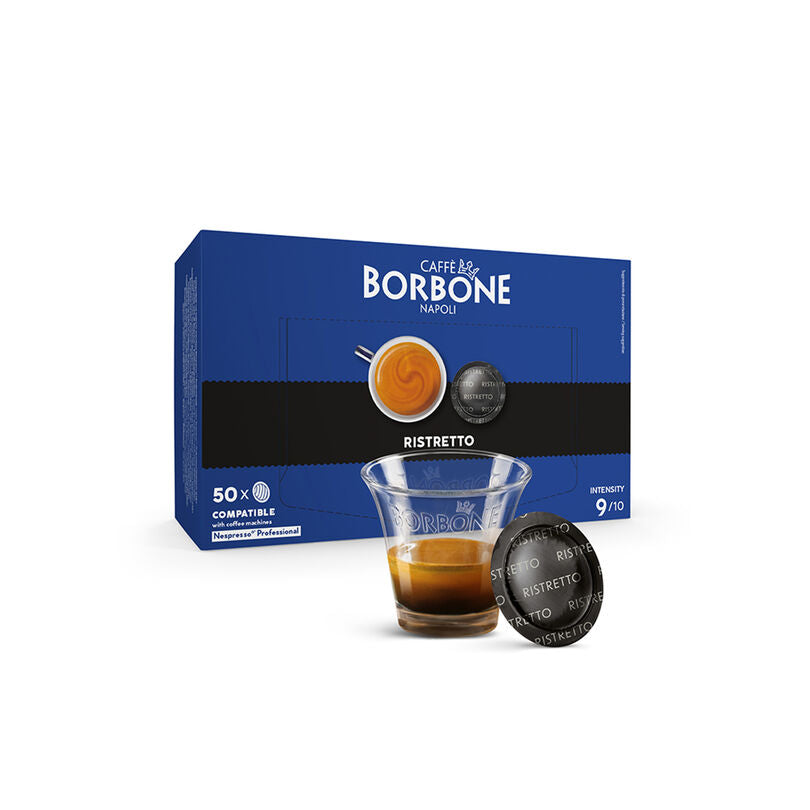Pods Borbone Espresso Ristretto – 50 capsules compatibles Nespresso® Professionnel