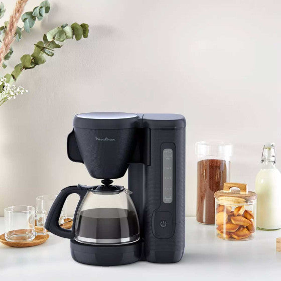 Cafetière Moulinex FILTRE PROGRAMMABLE 15TASSES Bleu Nuit