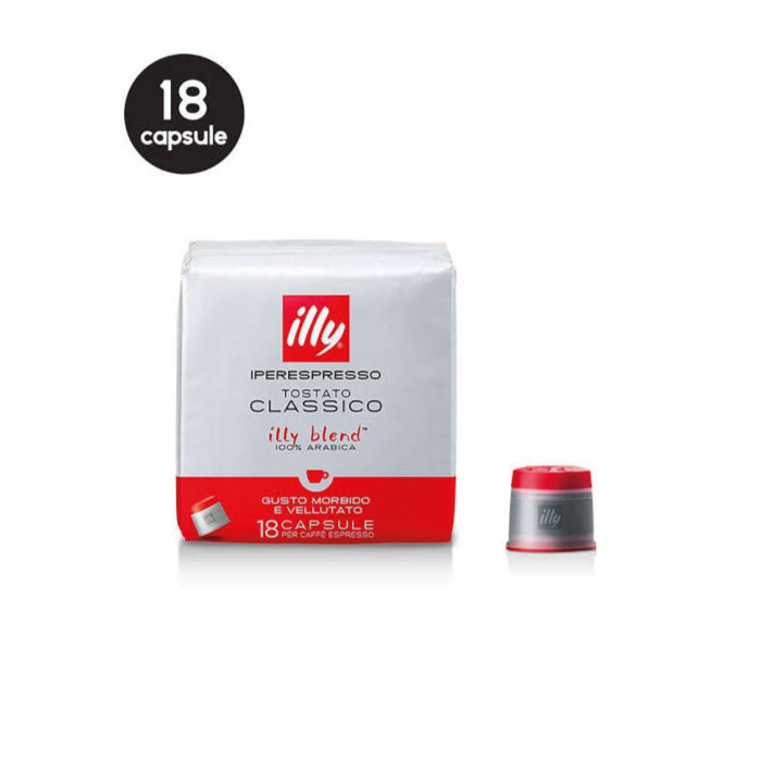 Illy Iperespresso Moyen Boite de 18 capsules (Classico) Compatibles avec système Iperespresso