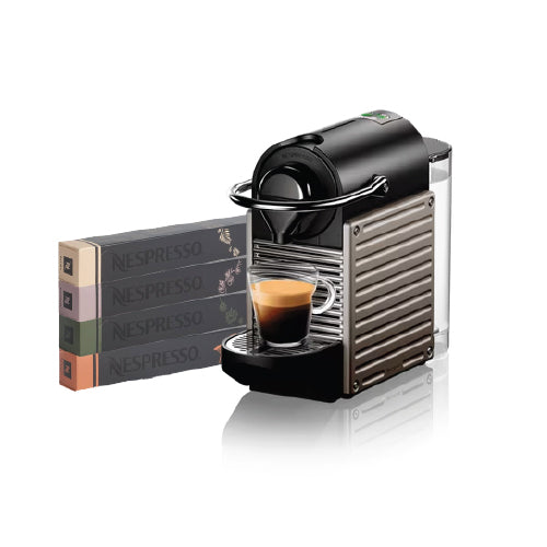 Pack Nespresso Pixie & 40 Capsules Nespresso