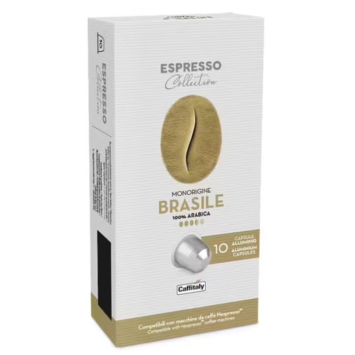 Caffitaly Brasile – 10 Capsules Compatibles Nespresso®