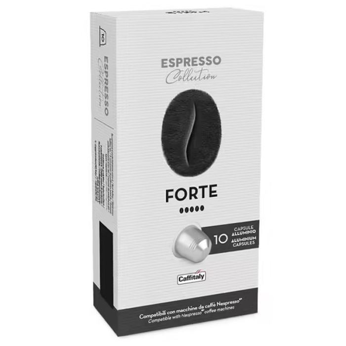 Caffitaly Forte – 10 Capsules Compatibles Nespresso®