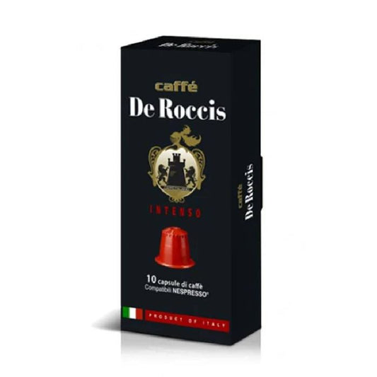 Caffé de Roccis Intenso (10 Capsules Compatibles Nespresso)