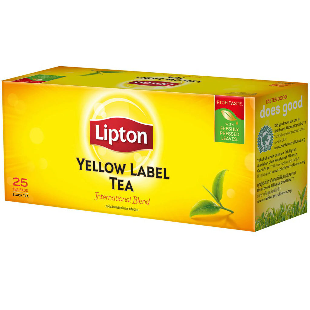 Lipton Yellow Label Maghreb – Boîte de 25 Sachets