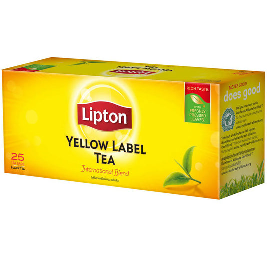 Lipton Yellow Label Maghreb – Boîte de 25 Sachets