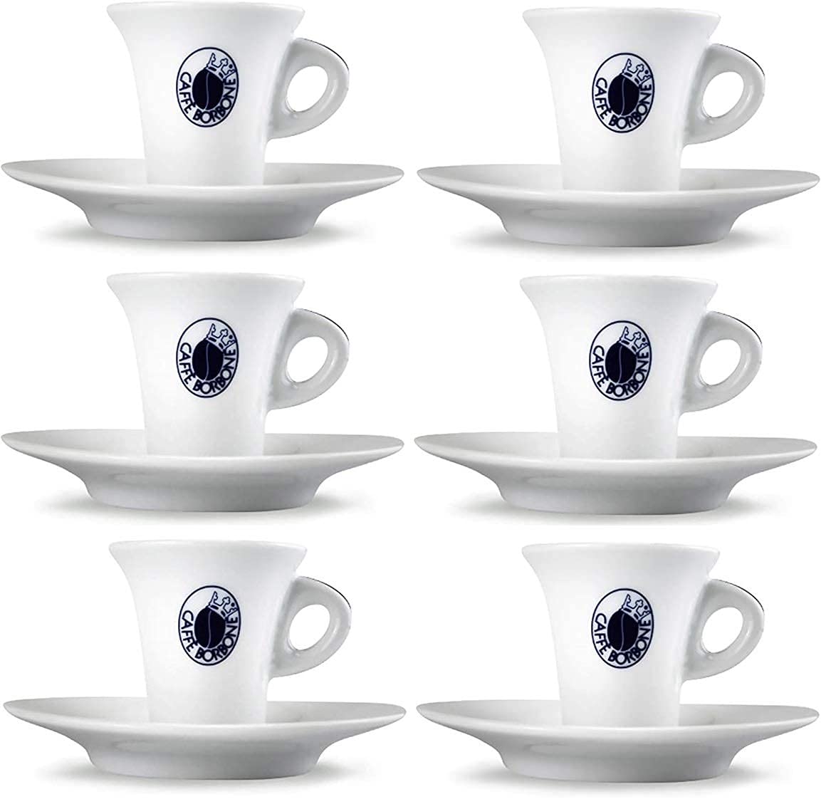 6 Tasses à Expresso Borbone