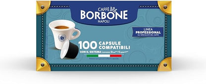 Borbone Miscela Oro – 100 Capsules (Compatibles Lavazza Blue)