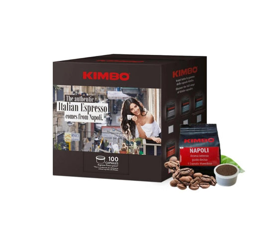 Kimbo Napoli Capsules Compatibles Lavazza Point ( Box de 100 Capsules )