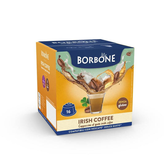 Borbone IRISH Coffee Boite 16 Capsules Compatibles Dolce Gusto