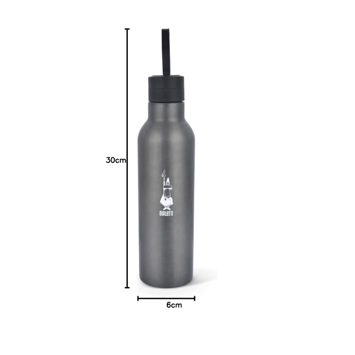 Bialetti Bouteille Isotherme en Acier Inoxydable – Double Paroi