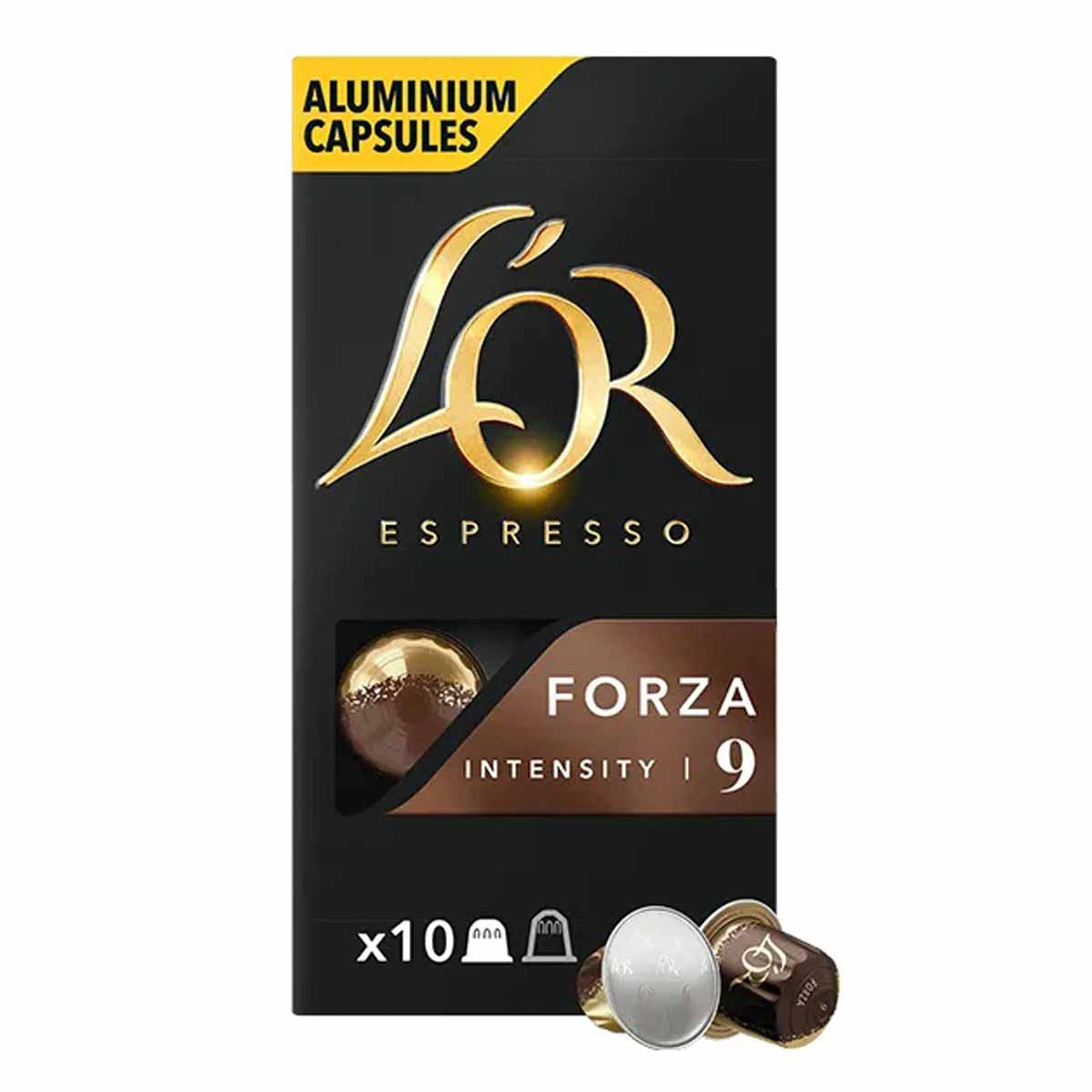 Café Capsule L'OR FORZA-9 (Compatibles Nespresso)