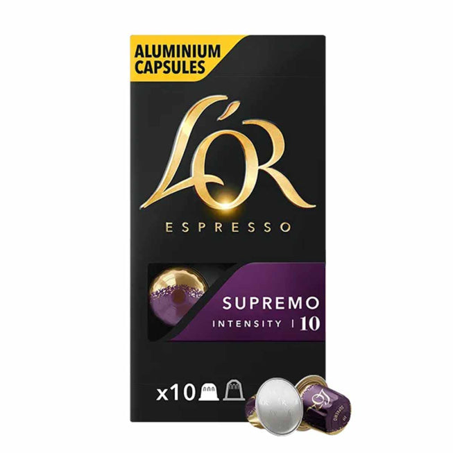 Café Capsule L'OR SUPREMO-10 (Compatibles Nespresso)