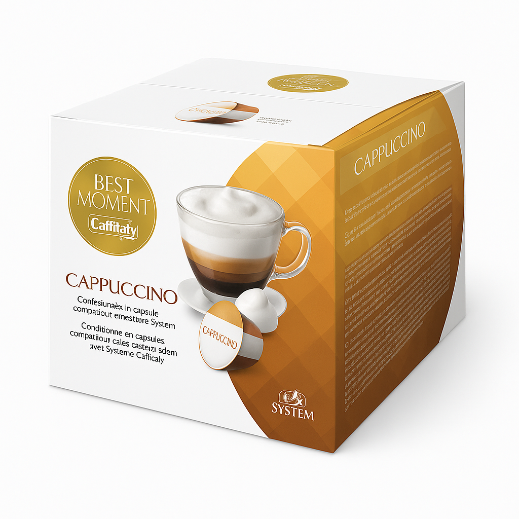 Caffitaly Cappuccino – 16 Capsules Compatibles Dolce Gusto®