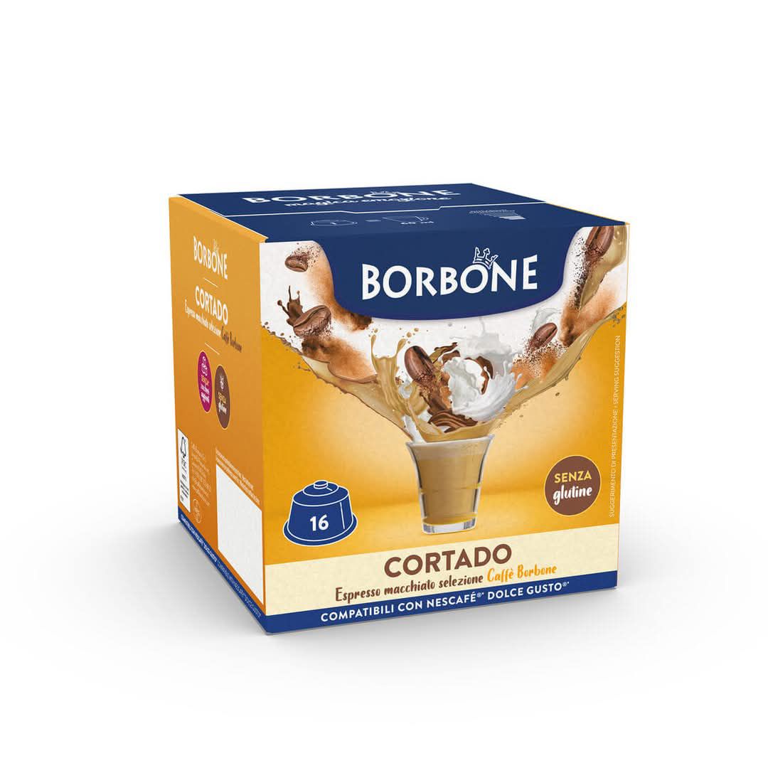 Borbone Cortado Boite 16 Capsules Compatibles Dolce Gusto