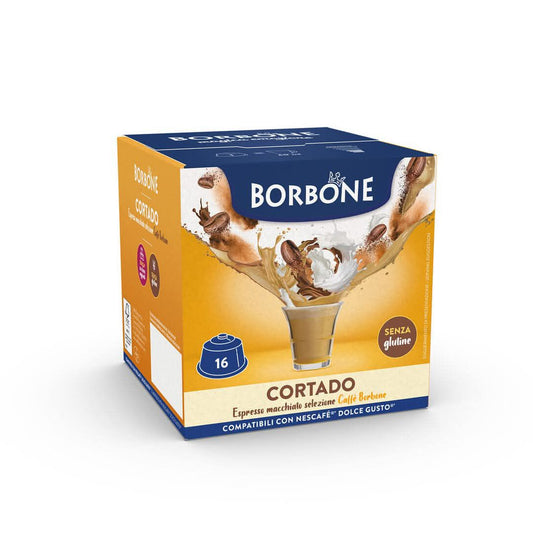 Borbone Cortado Boite 16 Capsules Compatibles Dolce Gusto