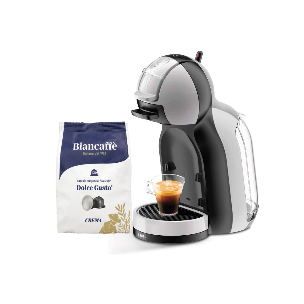 Pack Krups Mini ME & 10 Capsules Binacaffè Crema