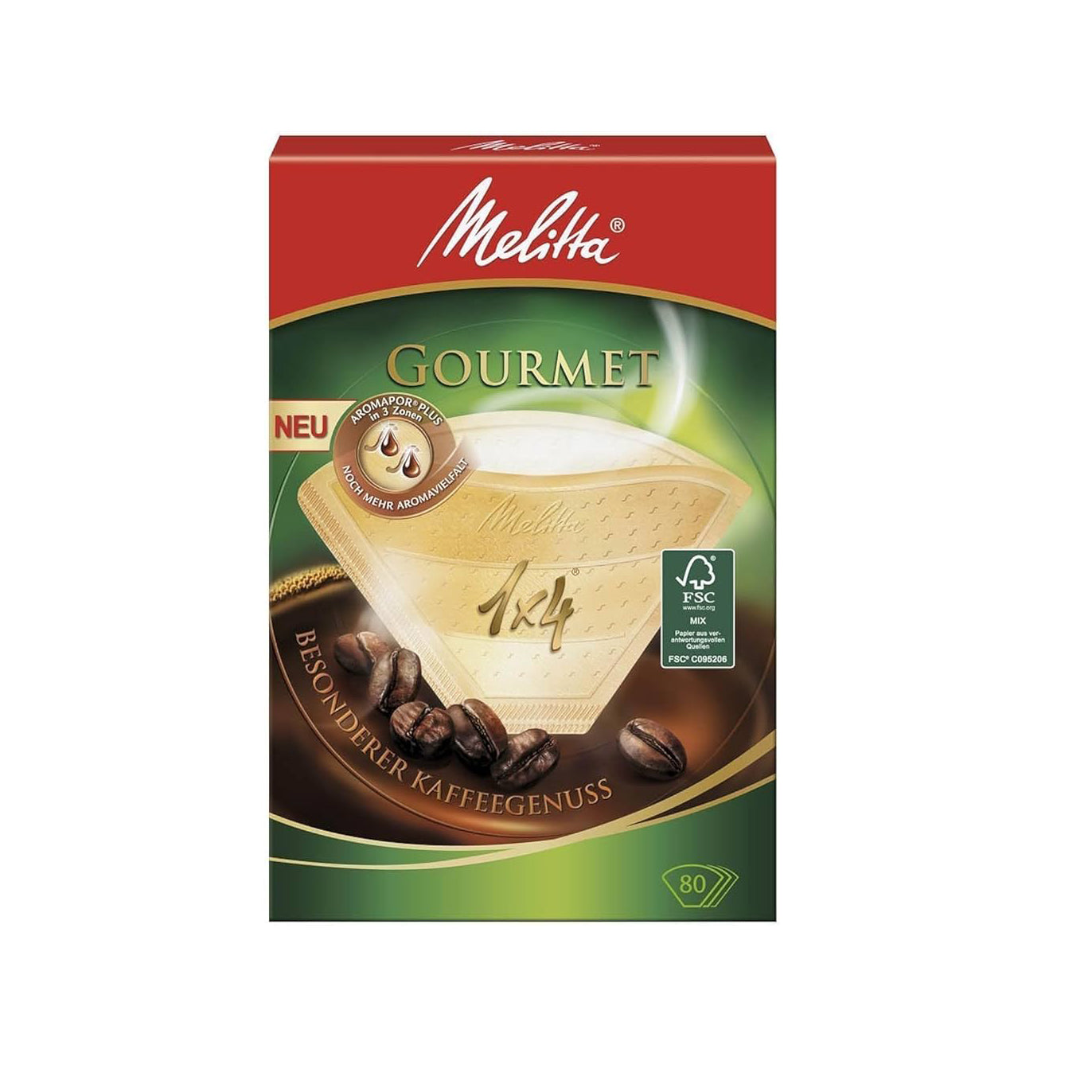 Melitta Filtre à café 1x4/80 Gourmet
Aroma Zones