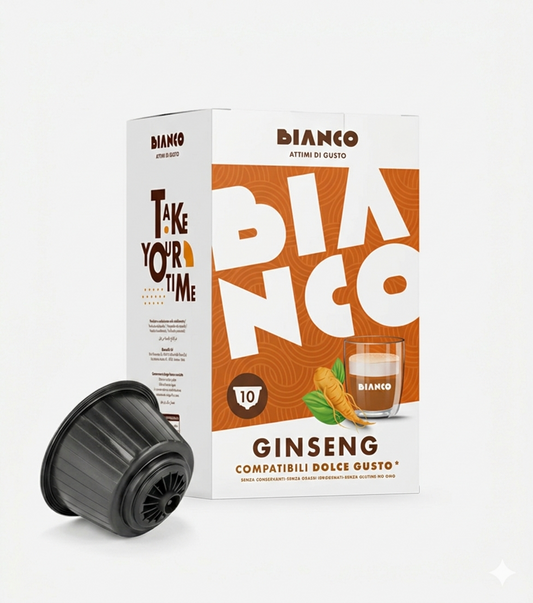 Bianco Ginseng - 10 Capsules compatibles Dolce Gusto