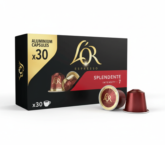 L’OR Espresso Splendente – 30 Capsules compatibles Nespresso