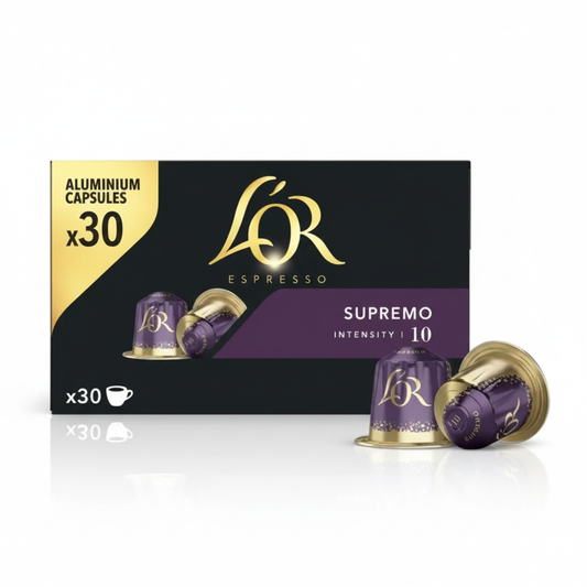 L’OR Espresso Supremo – 30 Capsules compatibles Nespresso