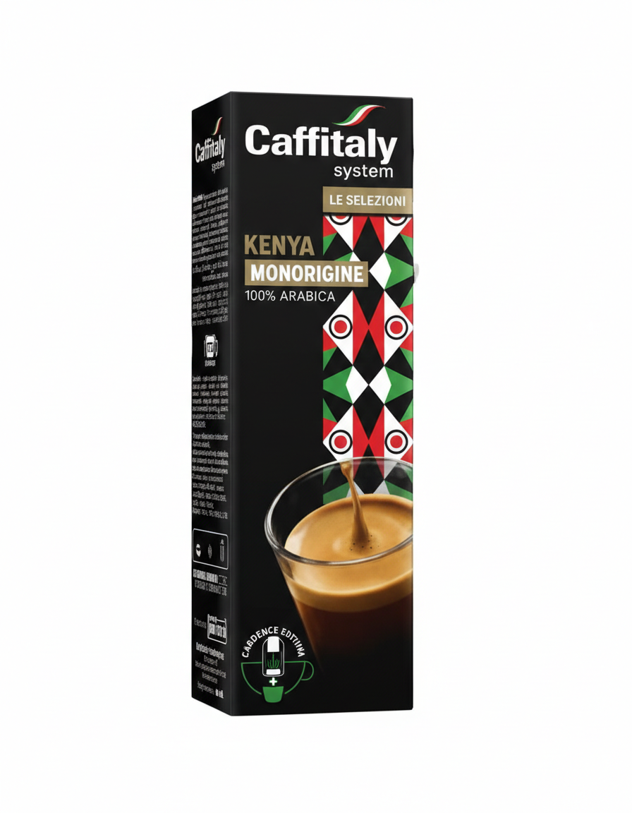 Caffitaly Kenya – 10 Capsules (Compatibles Machine Caffitaly)