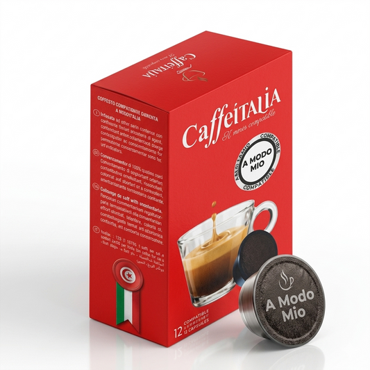 Caffeitalia intenso 12 capsules compatibles Lavazza A Modo Mio