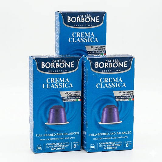 Borbone Crema Classica 30 capsules compatibles Nespresso