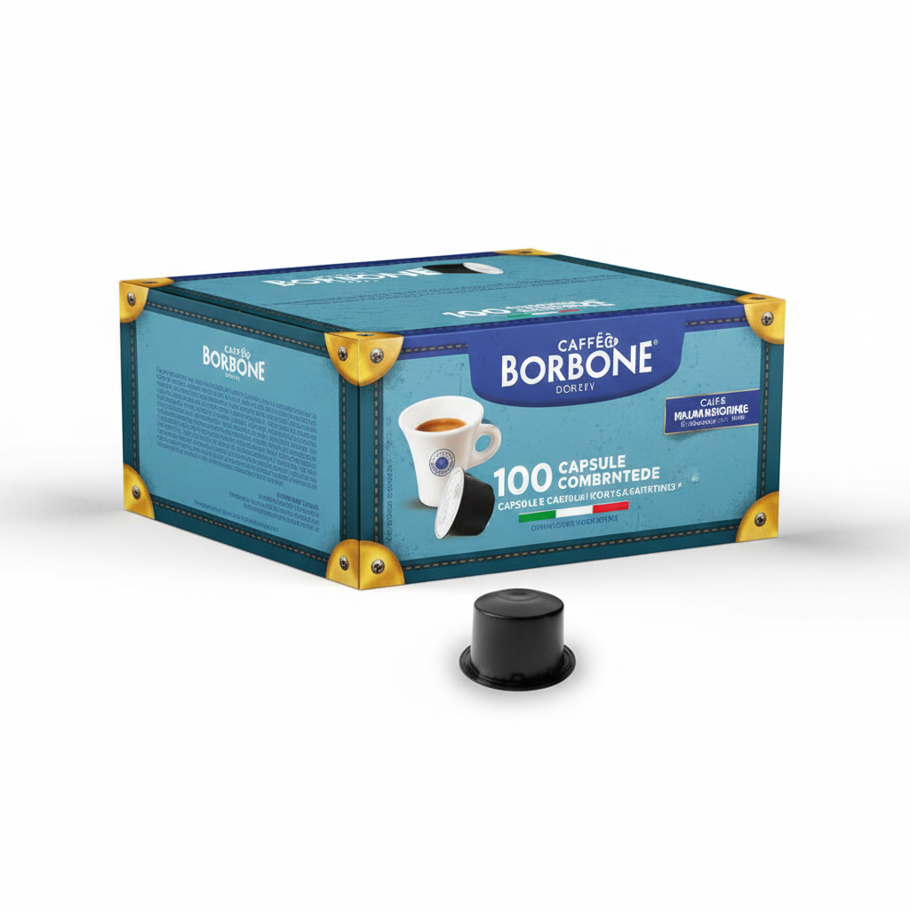 Borbone Miscela Oro – 100 Capsules (Compatibles Lavazza Blue)