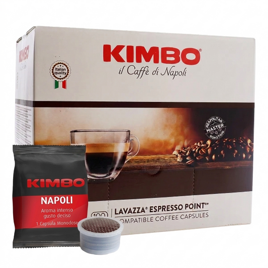 Kimbo Espresso Napolitano – 100 Capsules Compatibles Lavazza Espresso Point®