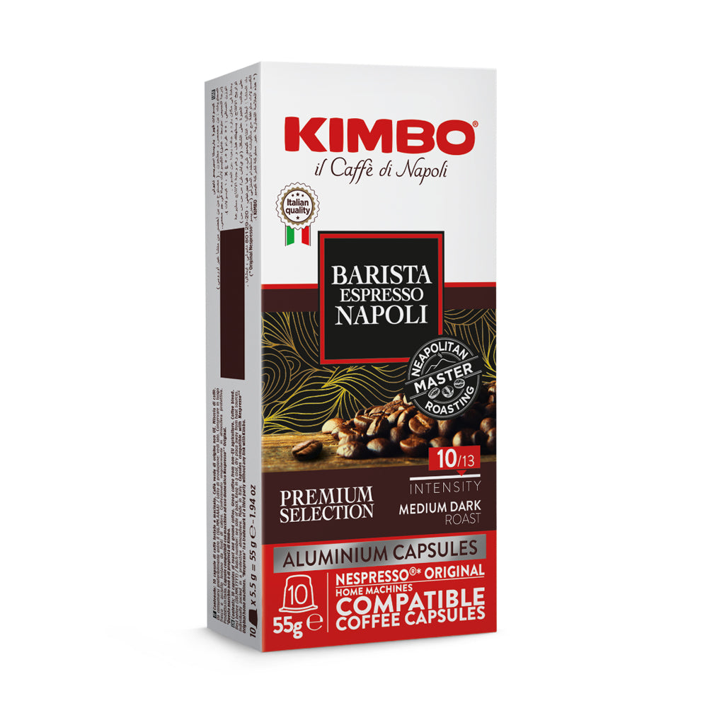 KIMBO Napoli Compatibles Nespresso® – Boîte de 10 Capsules