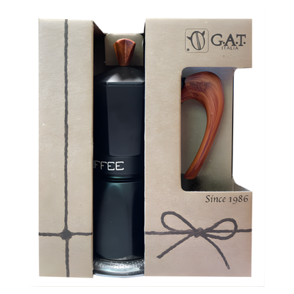 FASHION WOOD BLACK 6 CUPS