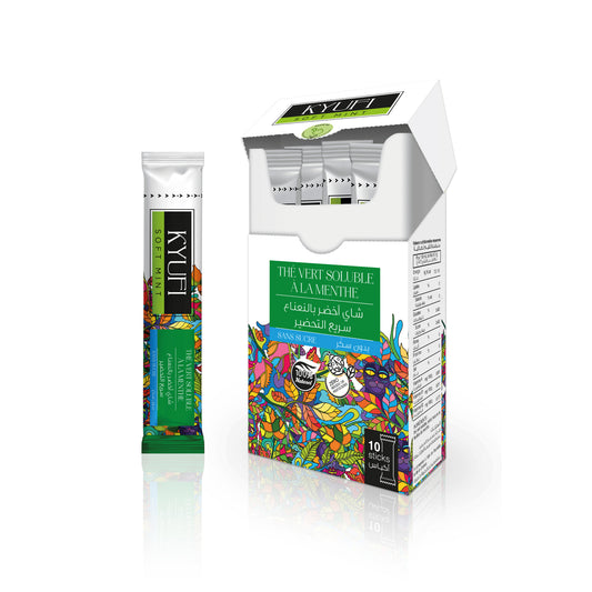 KYUFI SOFT MINT THÉ VERT À LA MENTHE SANS SUCRE