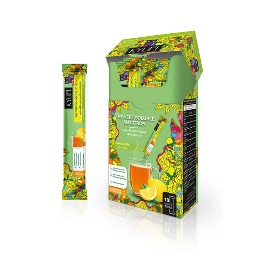 KYUFI THÉ VERT AU CITRON SANS SUCRE