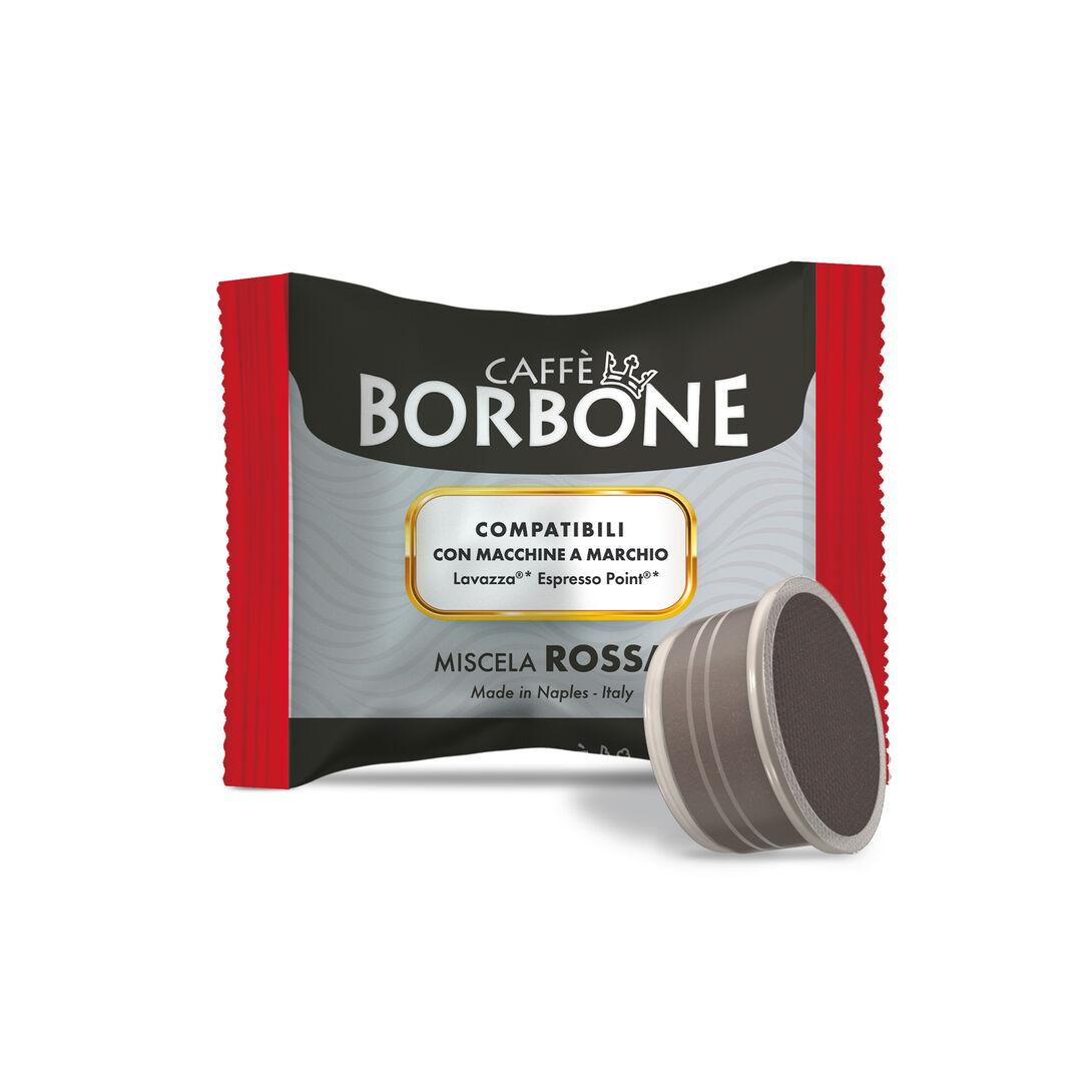 Borbone Miscela Rossa 100 Capsules (Compatibles Machine Lavazza Point)