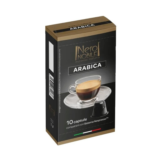 NeroNobile – Boîte de 10 Capsules 100 % Arabica Compatibles Nespresso