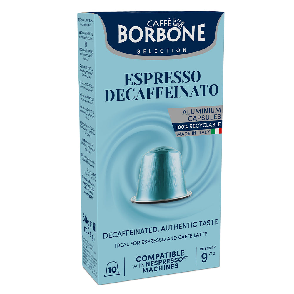 Capsules Borbone Espresso Decaffeinato 10 capsules (Compatibles Nepsresso)