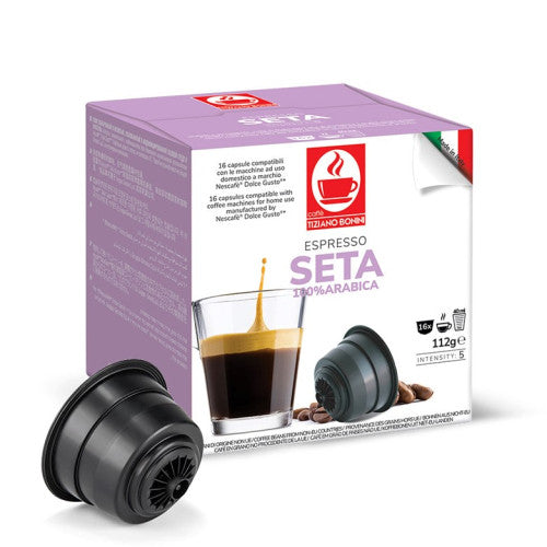 Bonini Seta 16 Capsules Compatible Dolce gusto