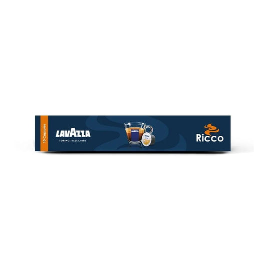 Lavazza RICCO - Paquet de 10 capsules Compatible LAVAZZA BLUE