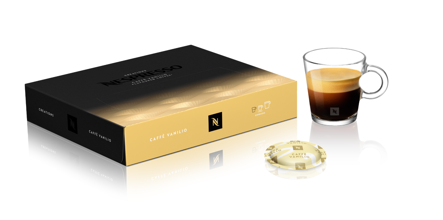 Pods Nespresso Espresso Vanilla – Boîte de 50 Capsules Pro