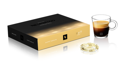 Pods Nespresso Espresso Vanilla – Boîte de 50 Capsules Pro