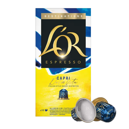 L’OR Capri – 10 Capsules de café compatibles Nespresso®