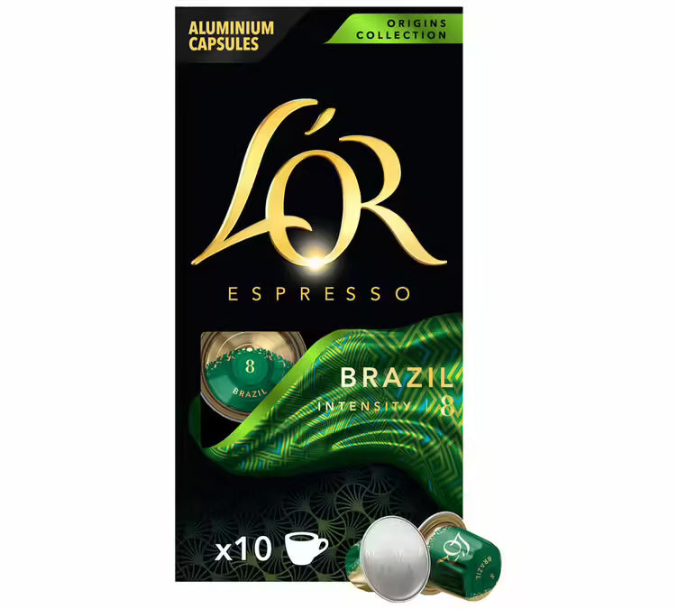 L’OR Espresso Brazil – 10 capsules compatibles Nespresso